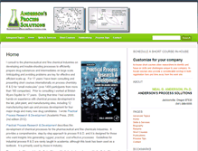 Tablet Screenshot of andersonsprocesssolutions.com